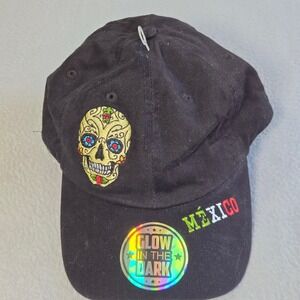 Morpho Baseball Cap Unisex OS Black Dia de Muertos Sugar Skull Glow in the Dark